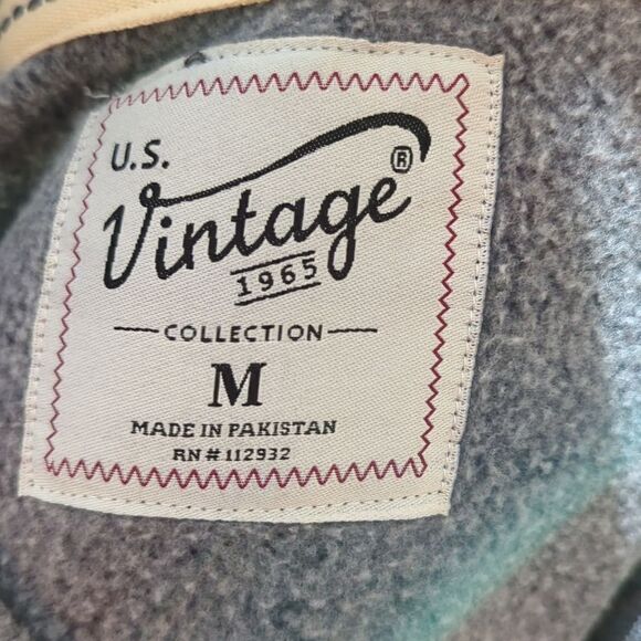 U.S Vintage 1965 Gray Heather Sweatshirt Fire Island Graphic Medium - Picture 6 of 7